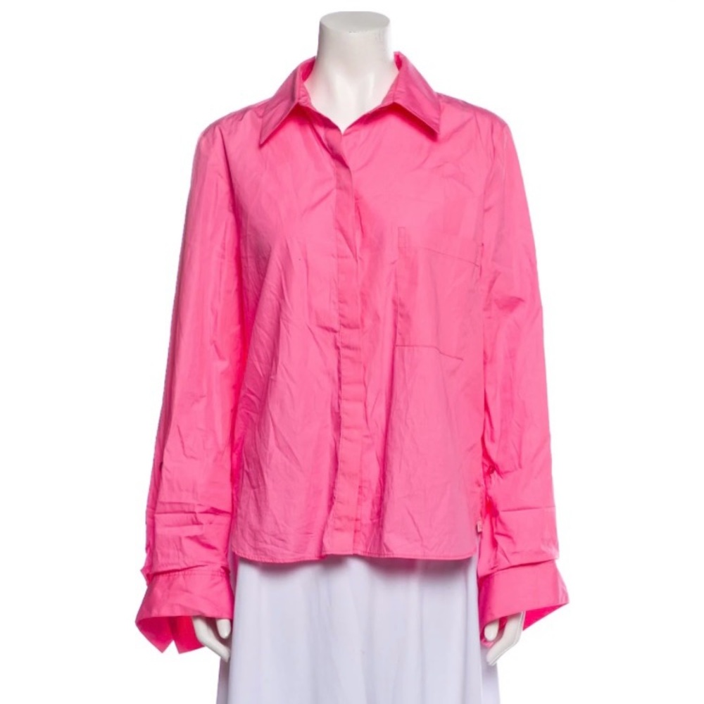 Pink Button Down Shirt TWP